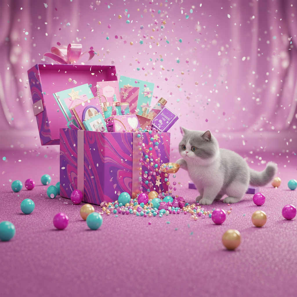 Gray-and-white cat hero image, with wheel removed