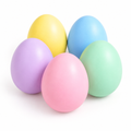 Colorful pastel eggs arranged as a gift add-on