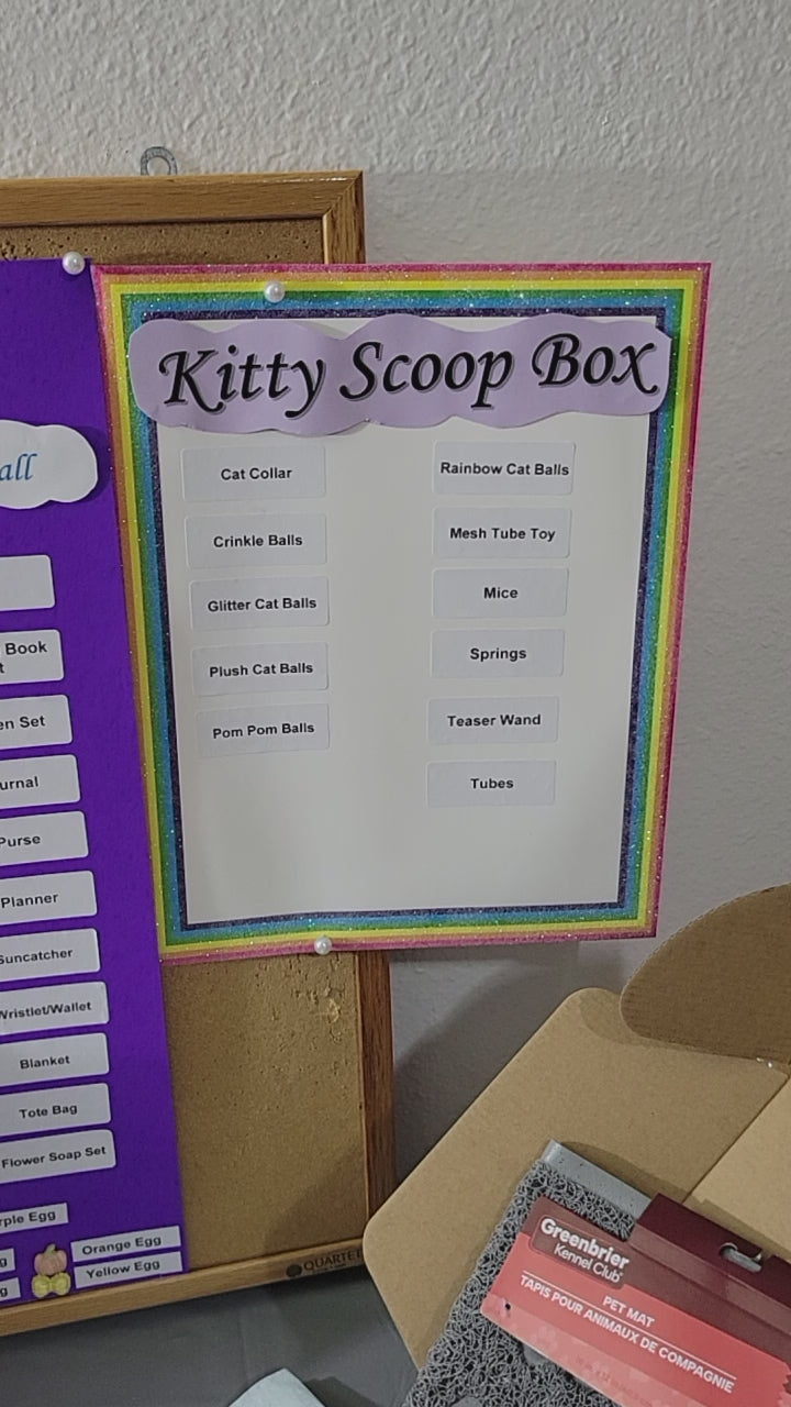 Kitty Cat Toy Scoops – Fun Box for Your Furry Friend 🐱